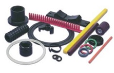 Custom rubber parts and custom rubber products